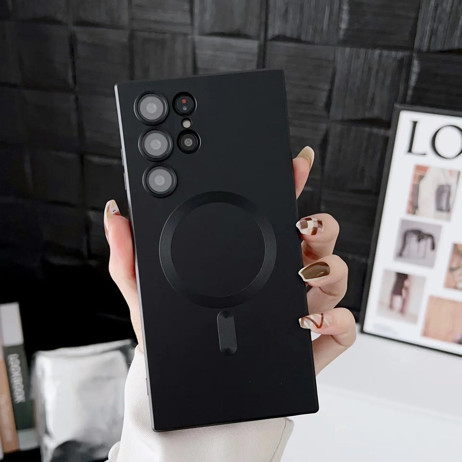 Luxury Liquid Silicone Back Case For Samsung Galaxy S21 Ultra