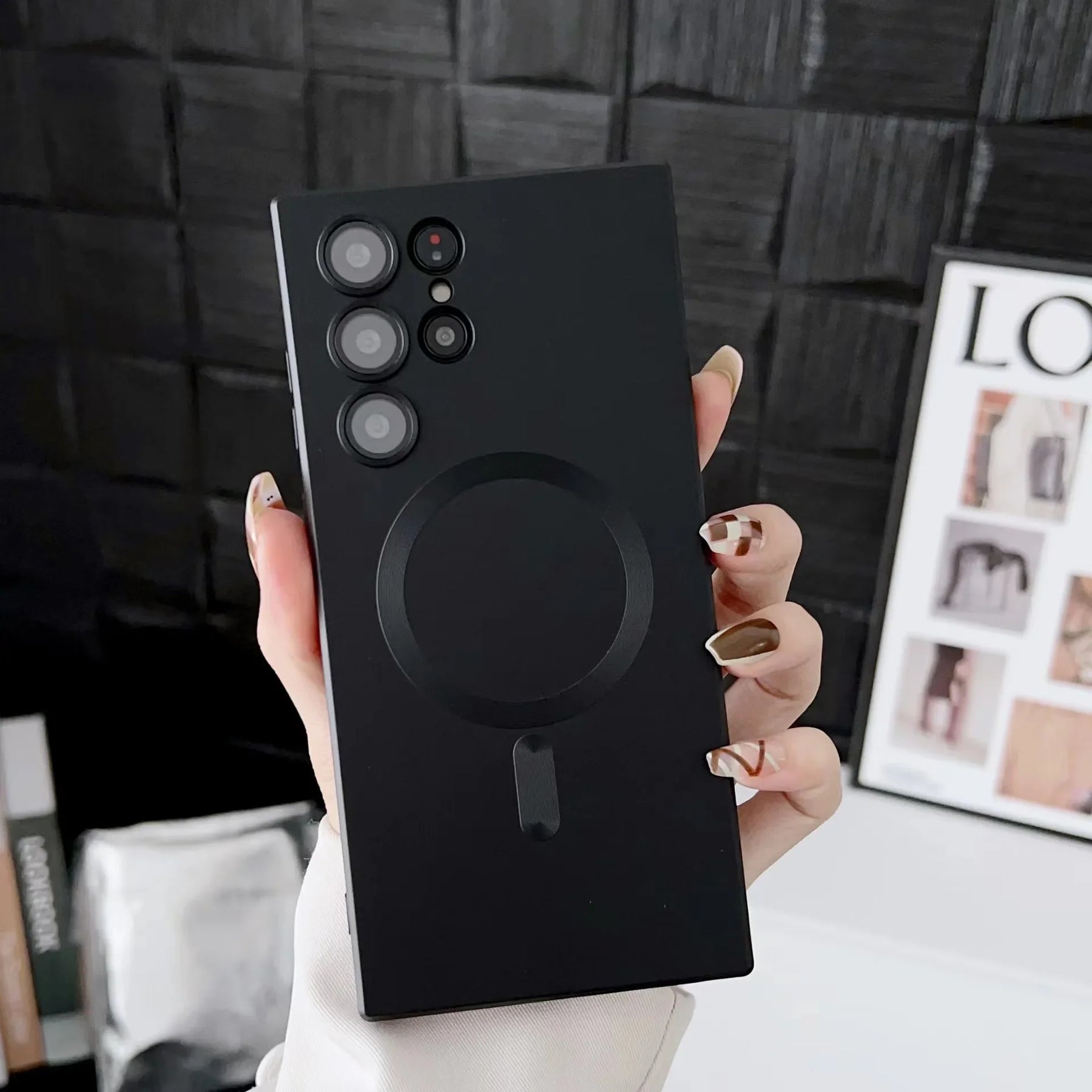 Luxury Liquid Silicone Back Case For Samsung Galaxy S21 Ultra