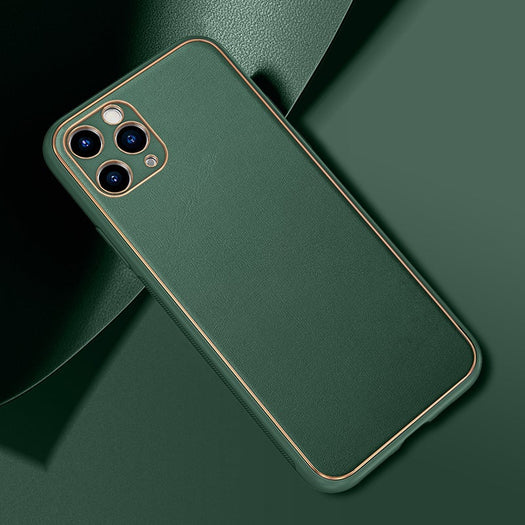 Swag Leather Textured Silicon Case For iPhone 12 Pro Max