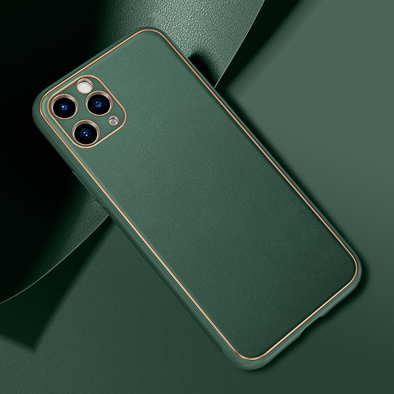 Swag Leather Textured Silicon Case For iPhone 12 Pro Max