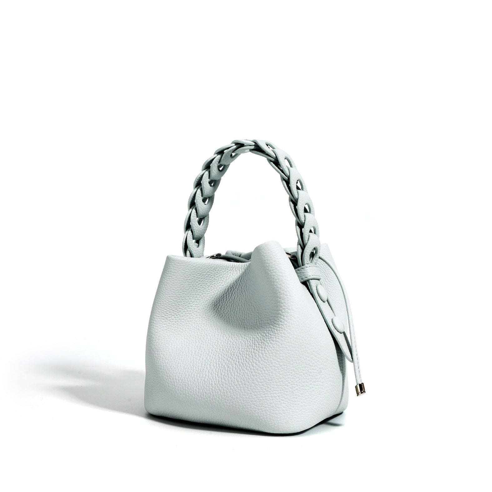 Luxury Leather Versatile Fashion Bucket Handbag For Female