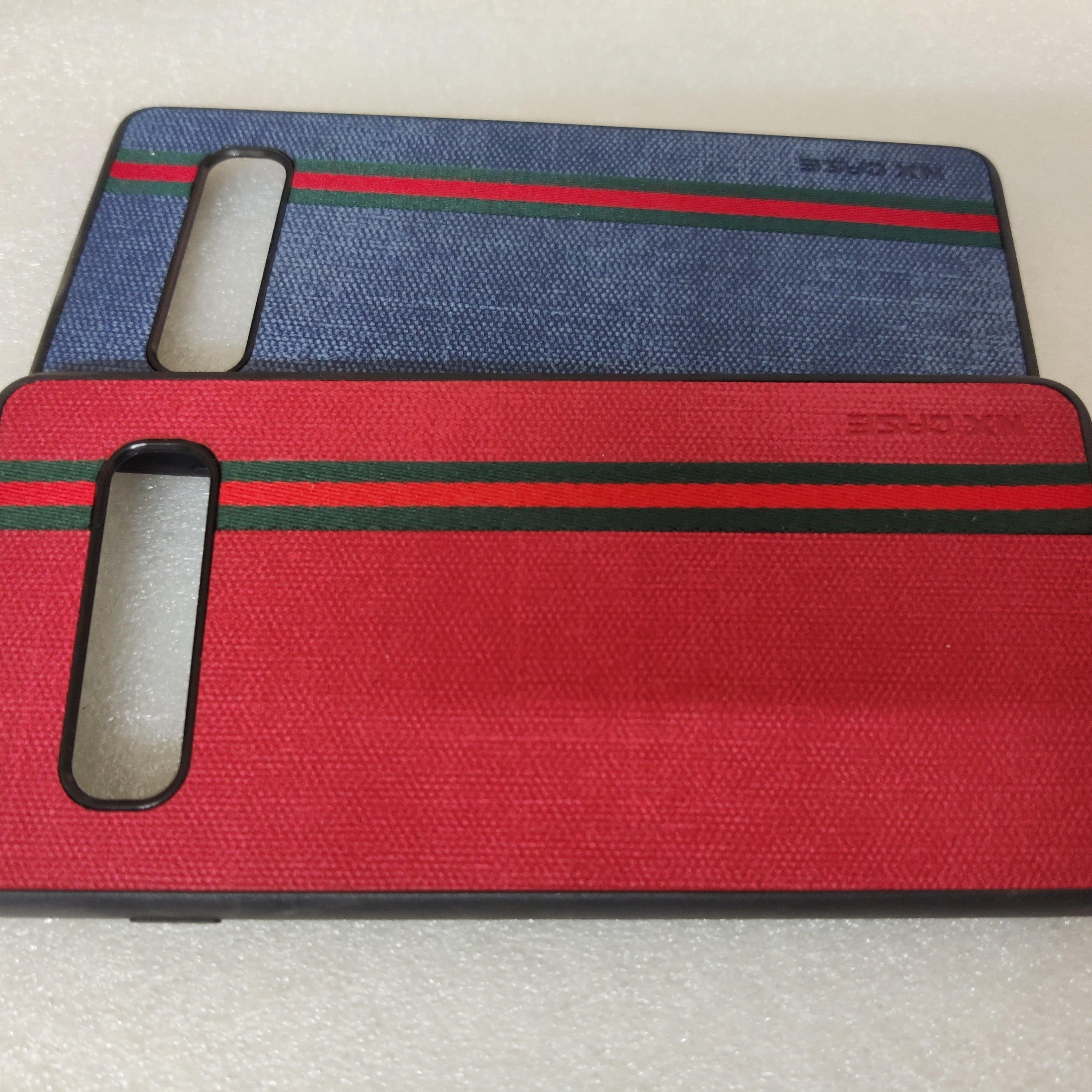 Soft Full Fabric Silicon Protective Back Case For Samsung Galaxy S10/S10 Plus