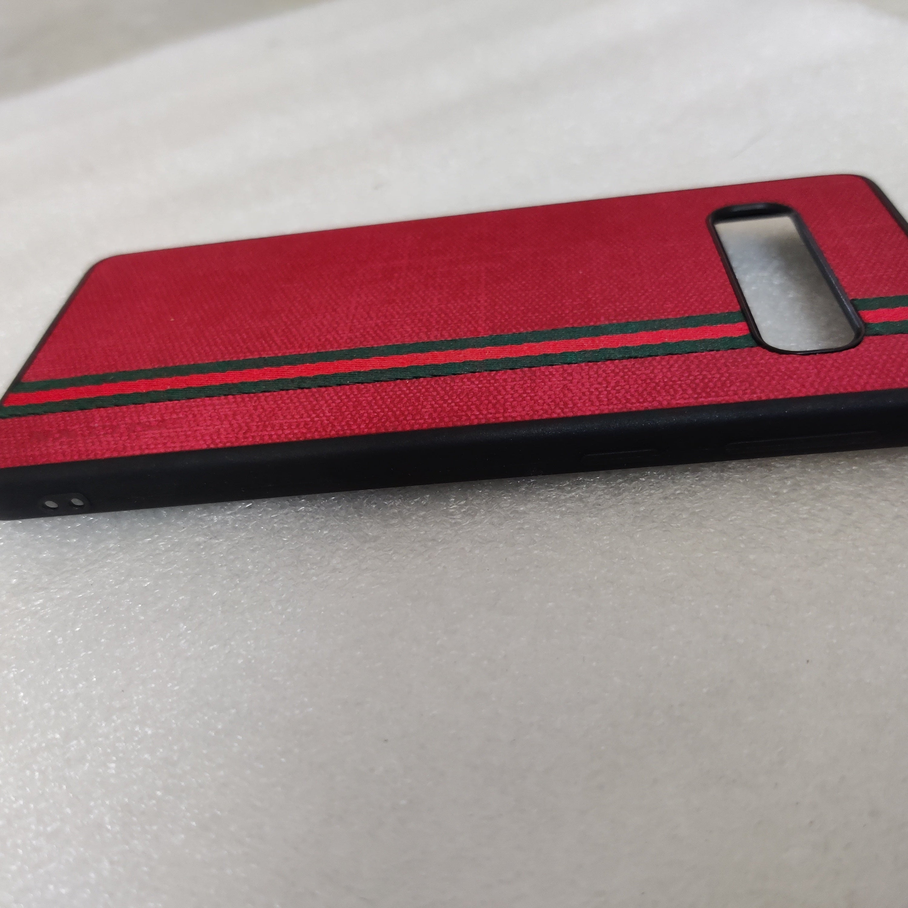 Soft Full Fabric Silicon Protective Back Case For Samsung Galaxy S10/S10 Plus