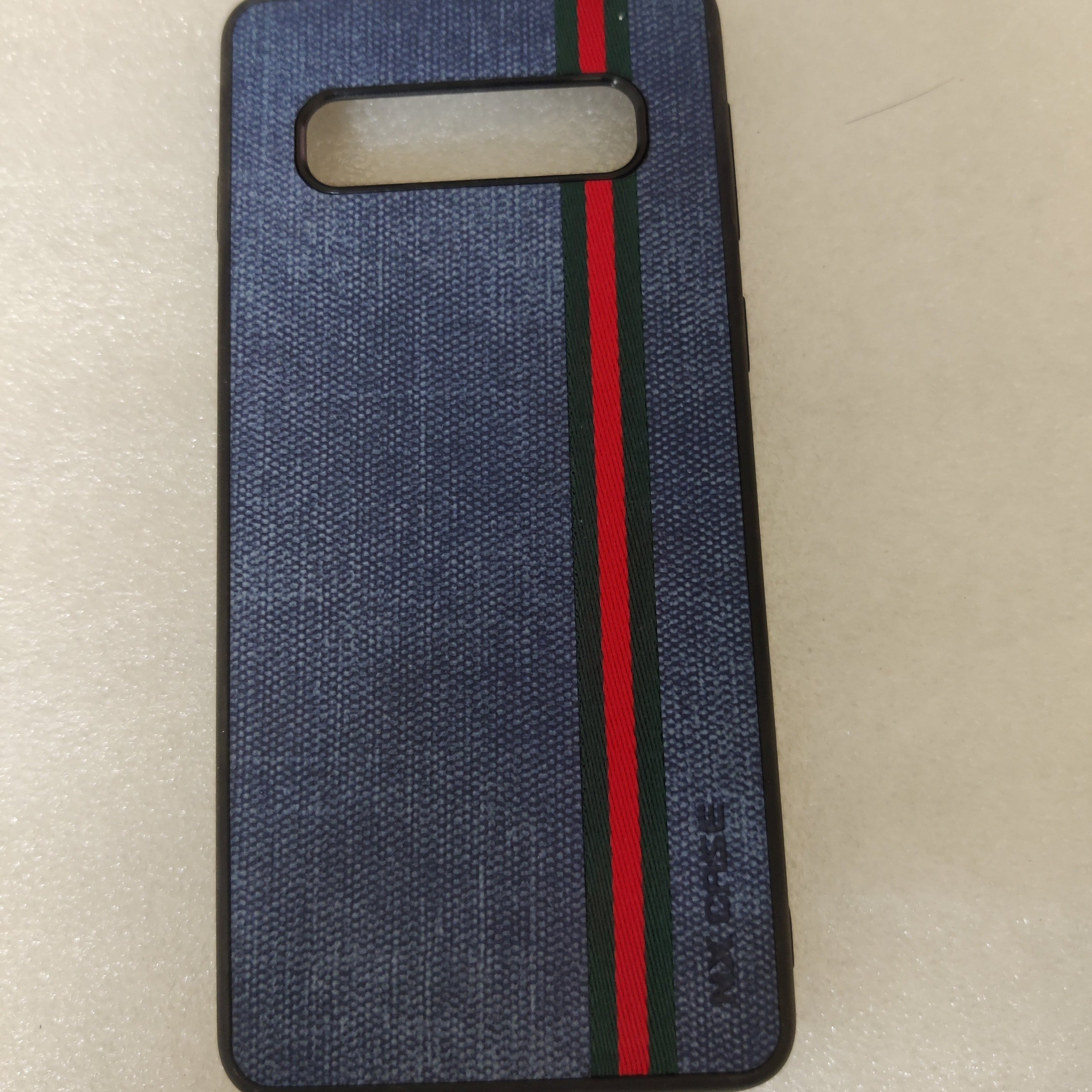 Soft Full Fabric Silicon Protective Back Case For Samsung Galaxy S10/S10 Plus