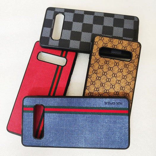 Soft Full Fabric Silicon Protective Back Case For Samsung Galaxy S10/S10 Plus