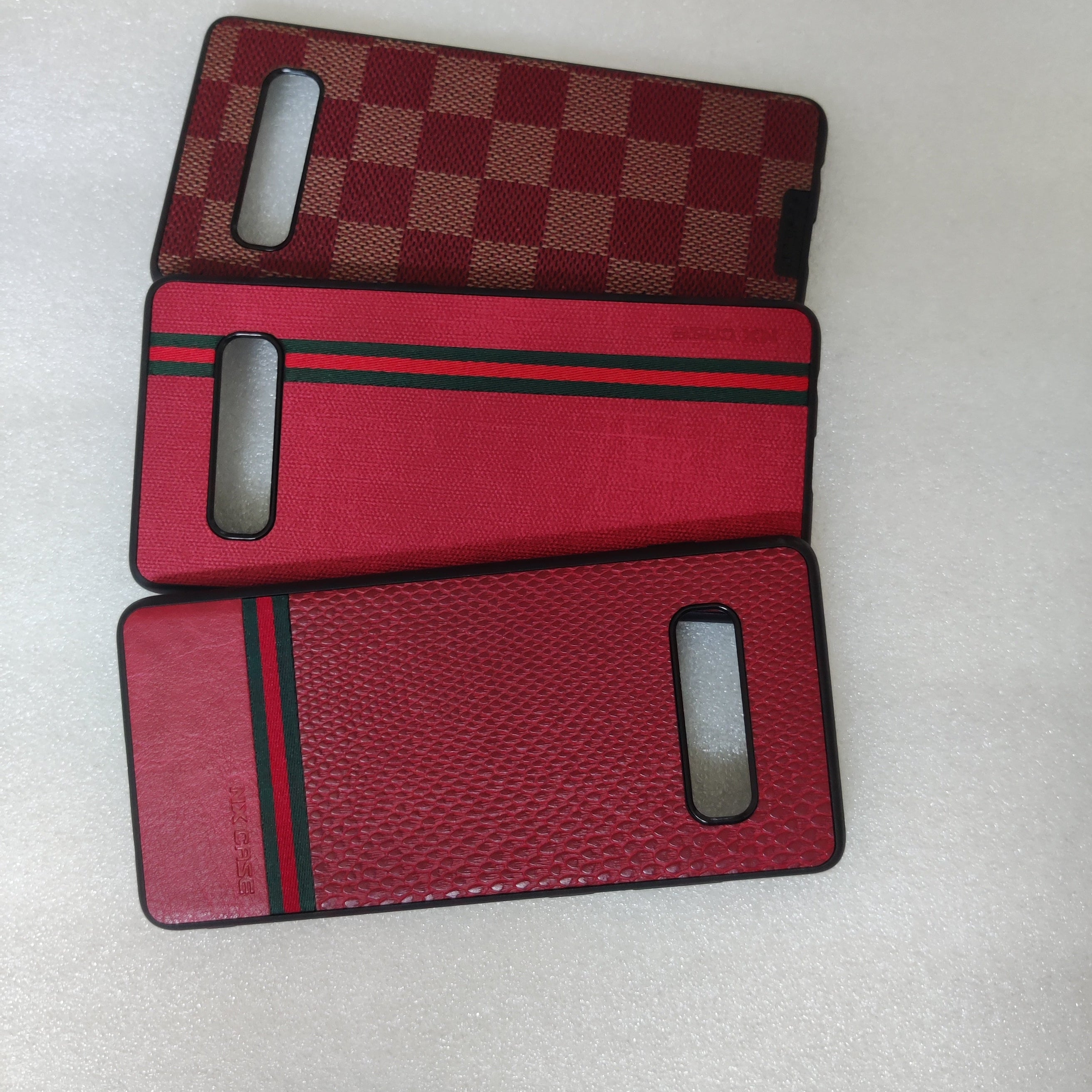 Soft Full Fabric Silicon Protective Back Case For Samsung Galaxy S10/S10 Plus