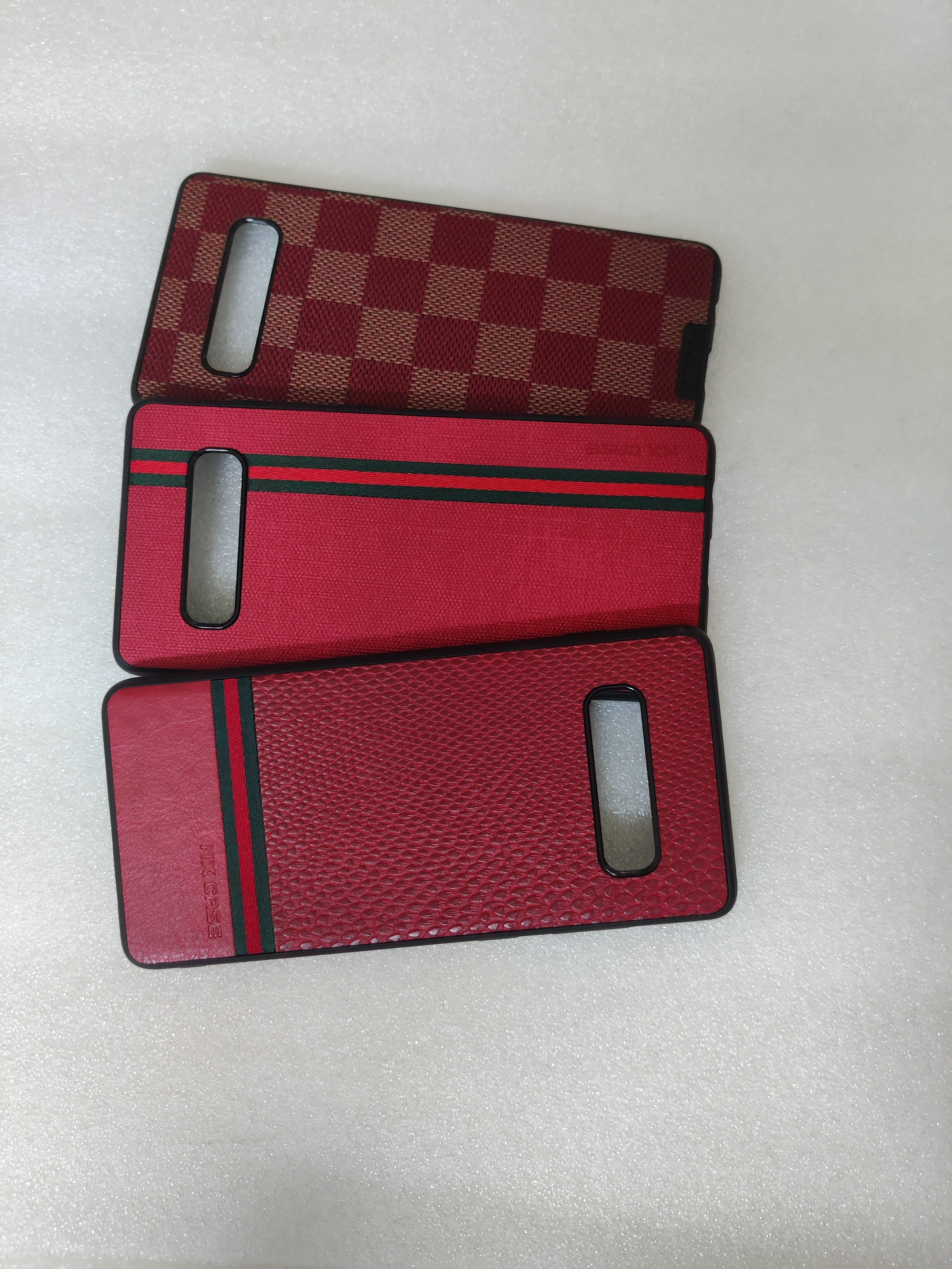 Soft Full Fabric Silicon Protective Back Case For Samsung Galaxy S10/S10 Plus