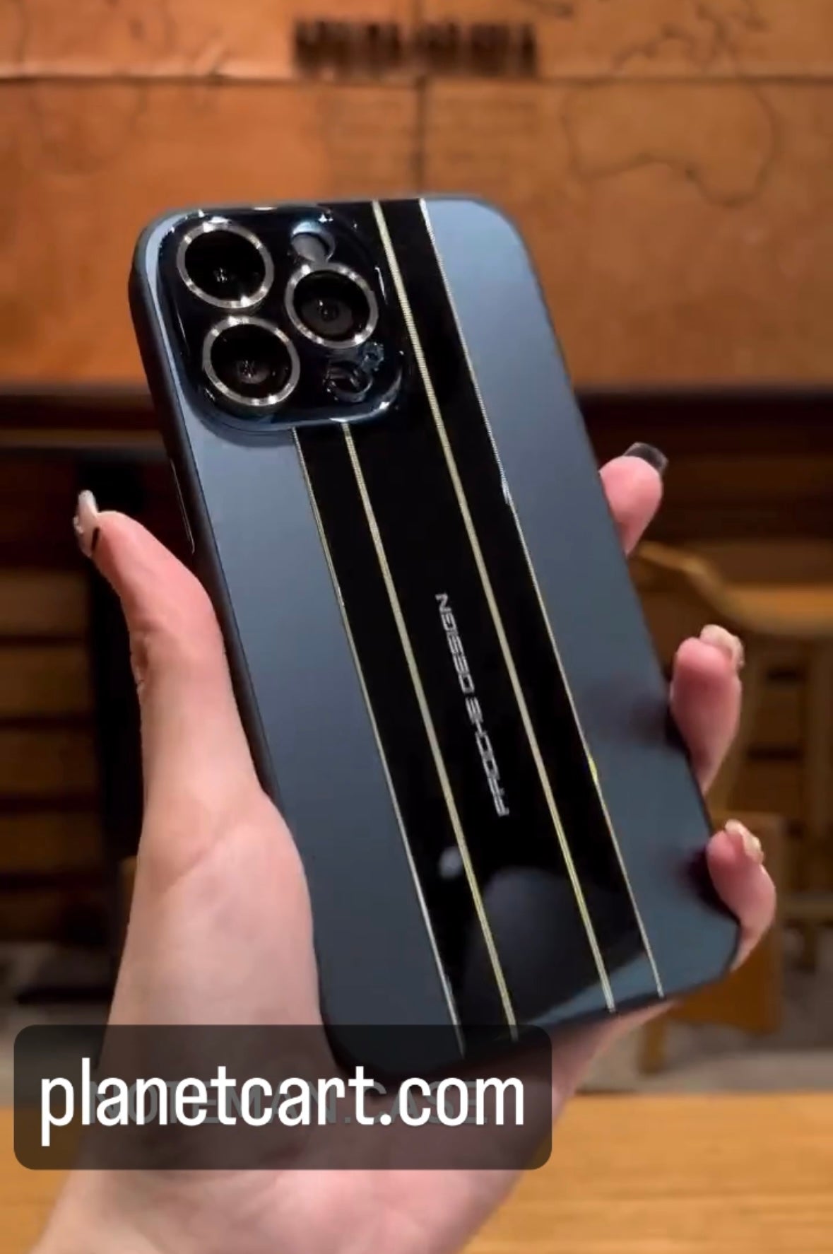 Porsche Glass Case For iPhone 15 Series