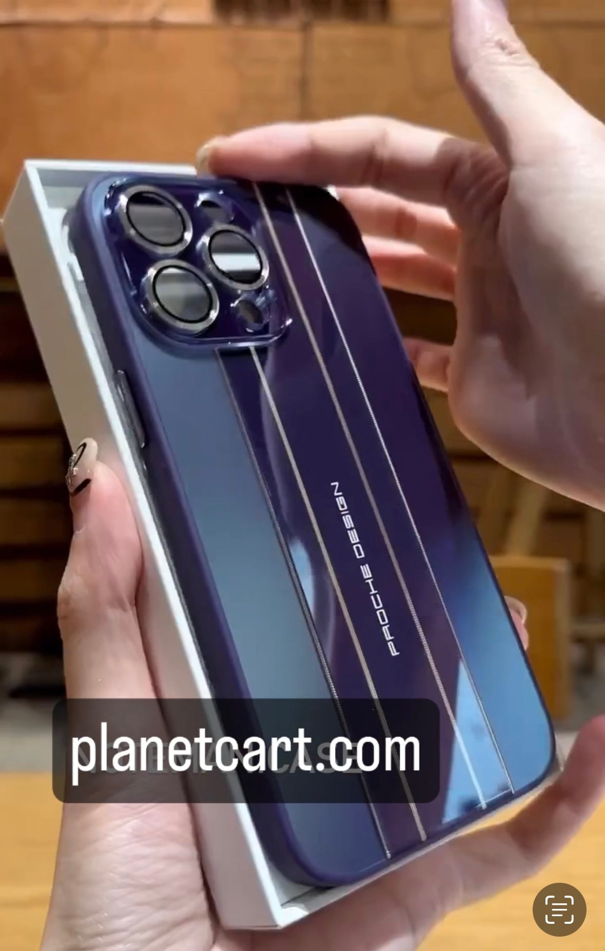 Porsche Glass Case For iPhone 15 Series