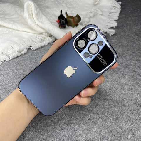 New design Lens Glass Case For iPhone 15