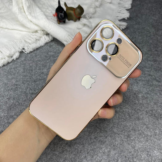New design Lens Glass Case For iPhone 14