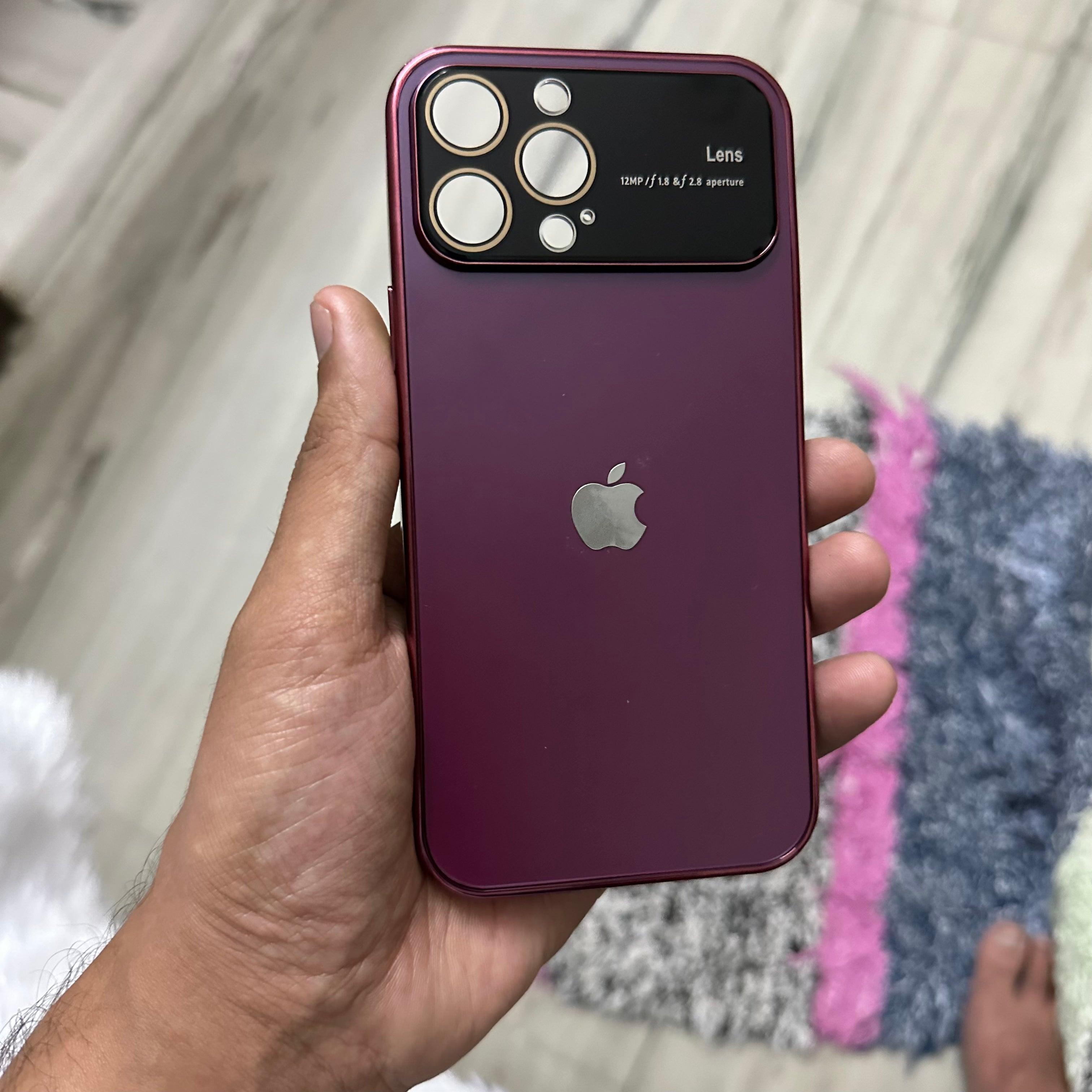 New design Lens Glass Case For iPhone 15 Series