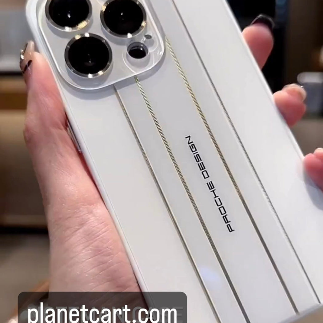 Porsche Glass Case For iPhone 15 Series