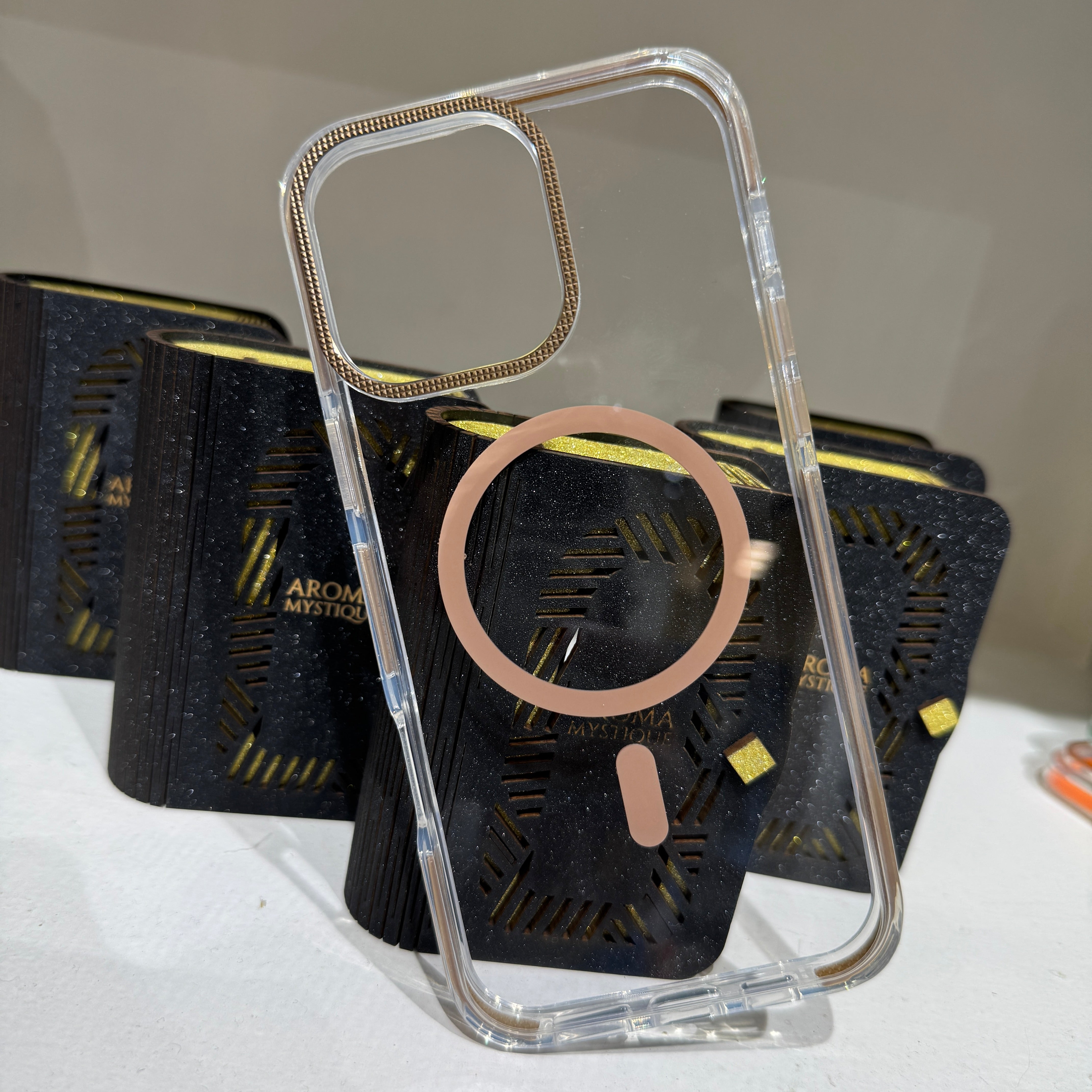 Bumper Transparent Anti Yellow Magsafe Case For iPhone