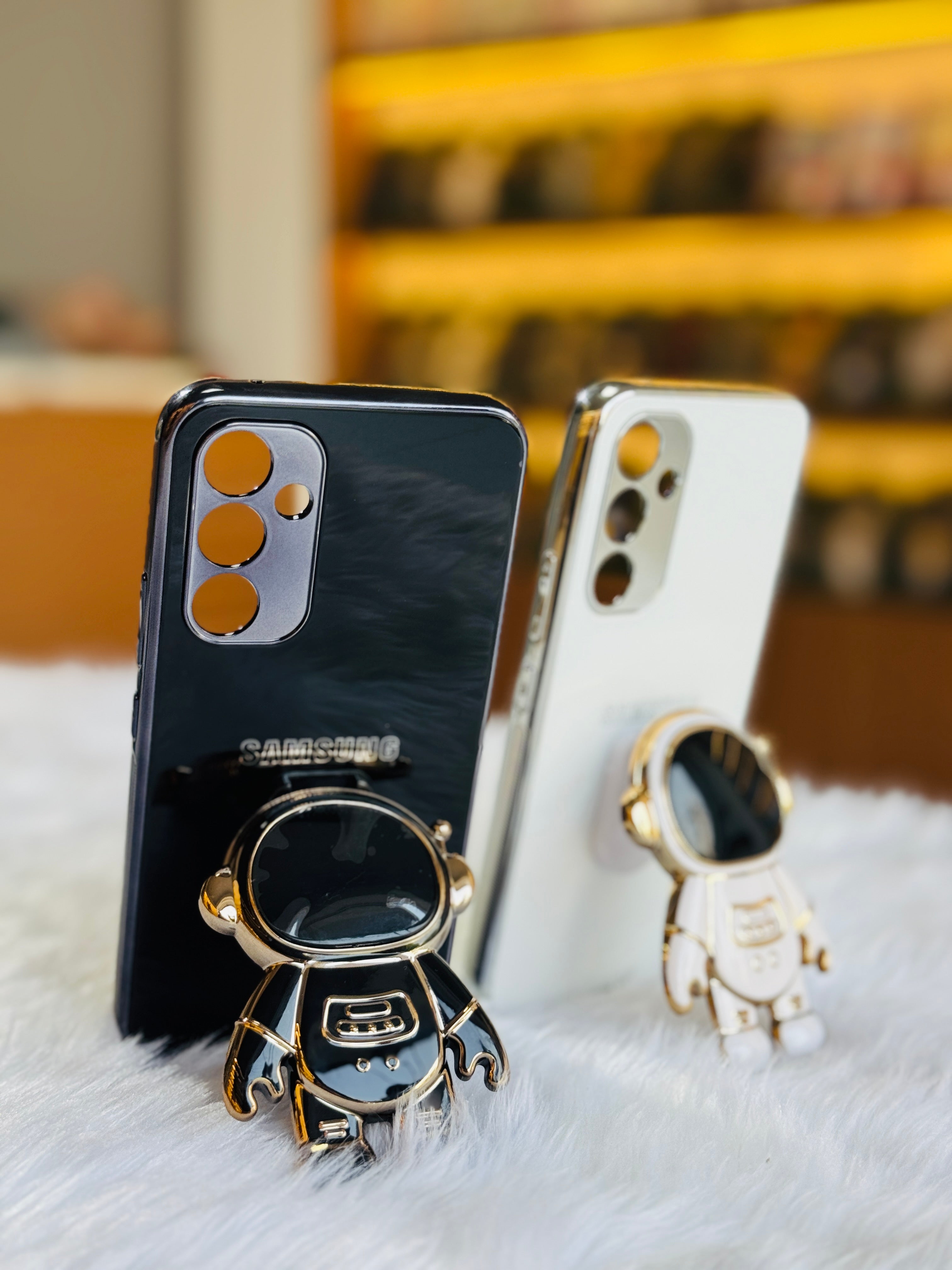 Astronaut Glass Case For Samsung A54