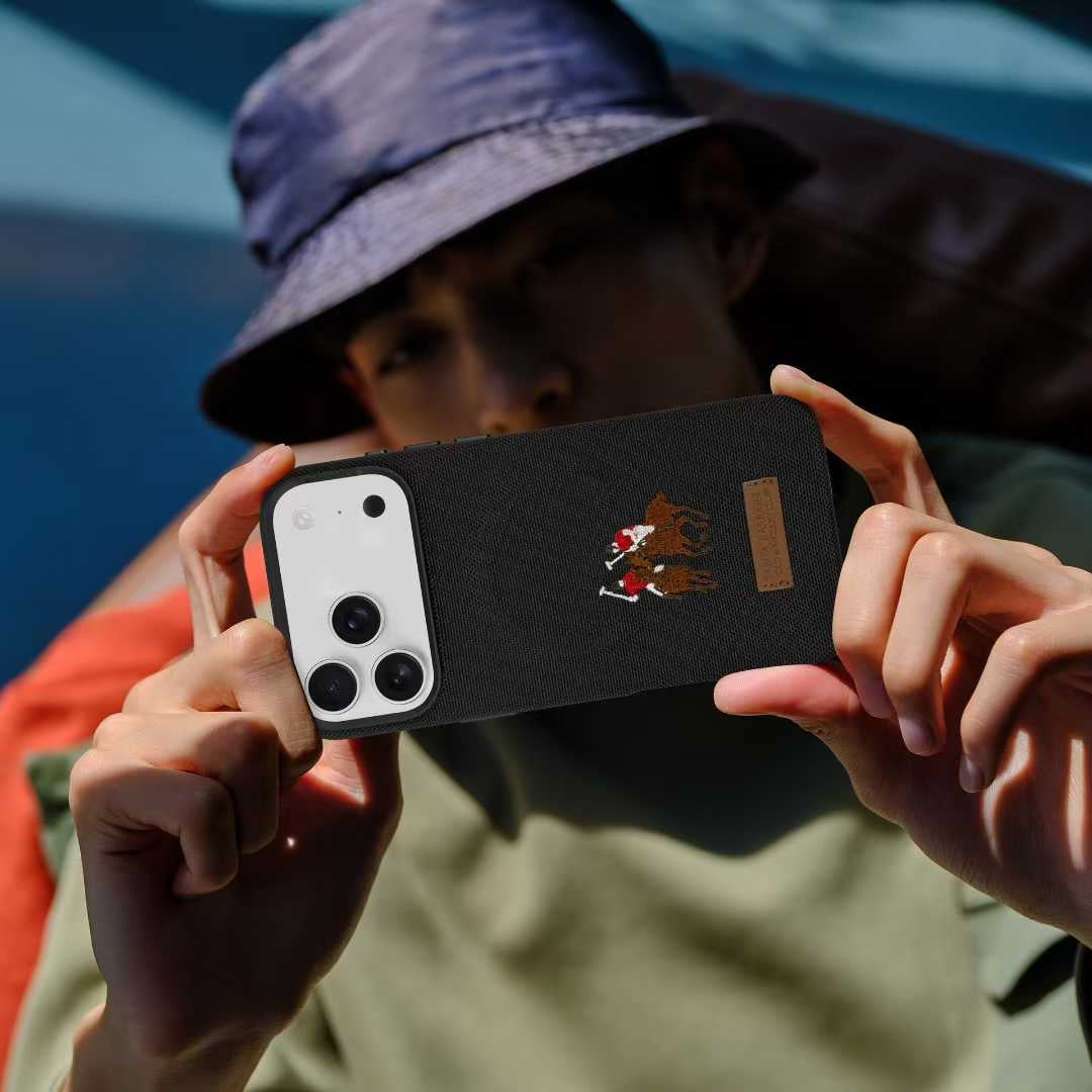 Fabric Emoidery Yolanda Santa Barbara Case For iPhone 17 Series