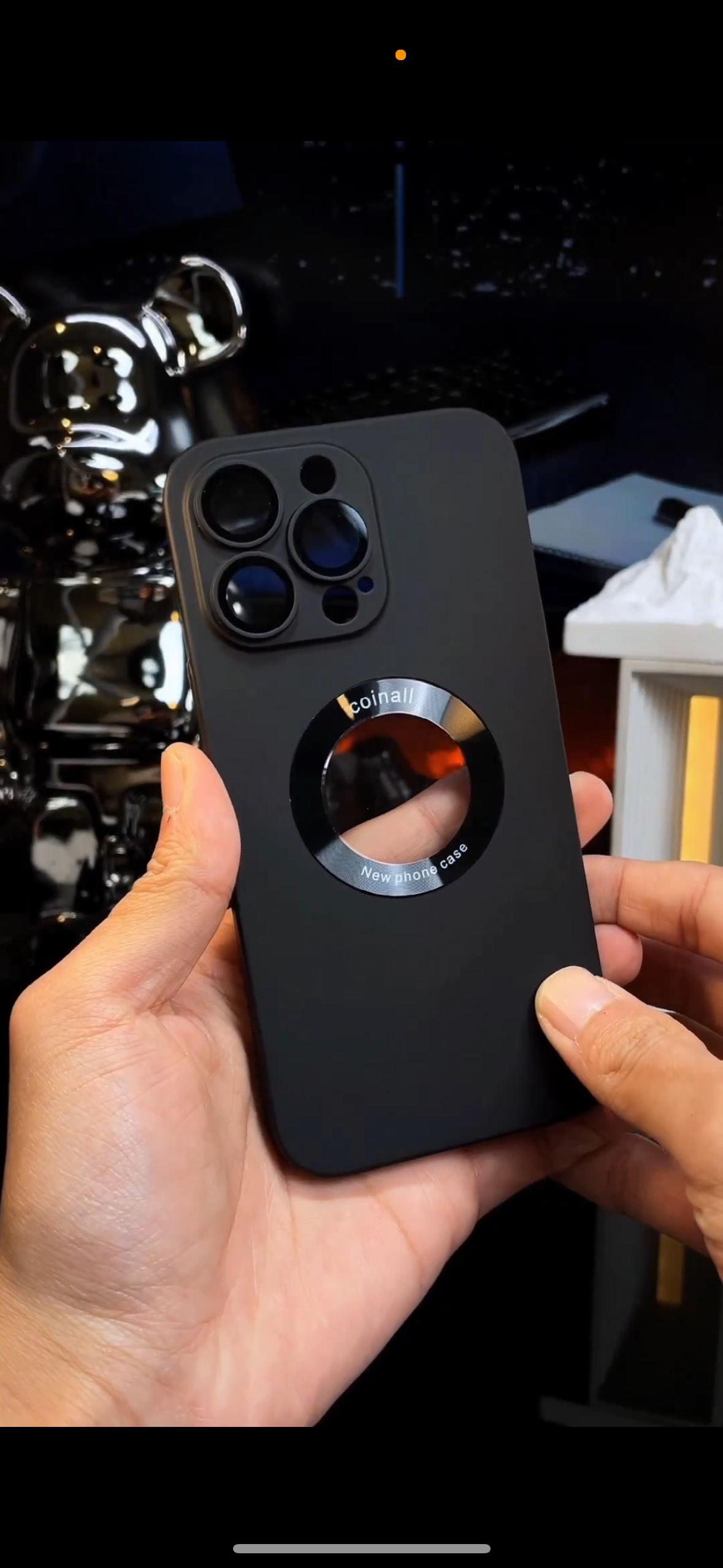 Luxury Matte Polycarbonate Logo Visiblility Case For iPhone 14 Pro Max