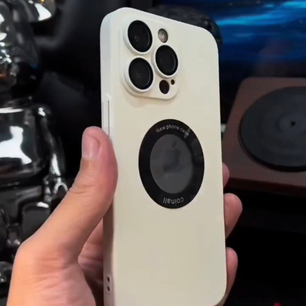 Luxury Matte Polycarbonate Logo Visiblility Case For iPhone 14 Pro Max