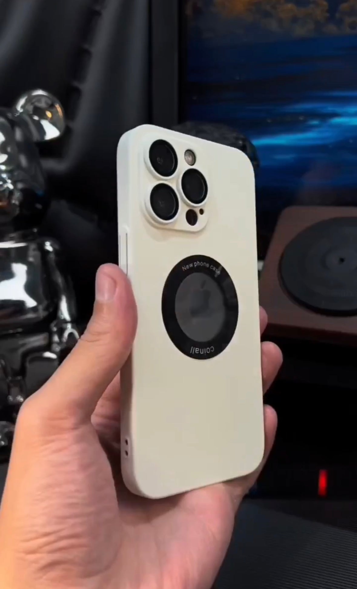 Luxury Matte Polycarbonate Logo Visiblility Case For iPhone 14 Pro Max