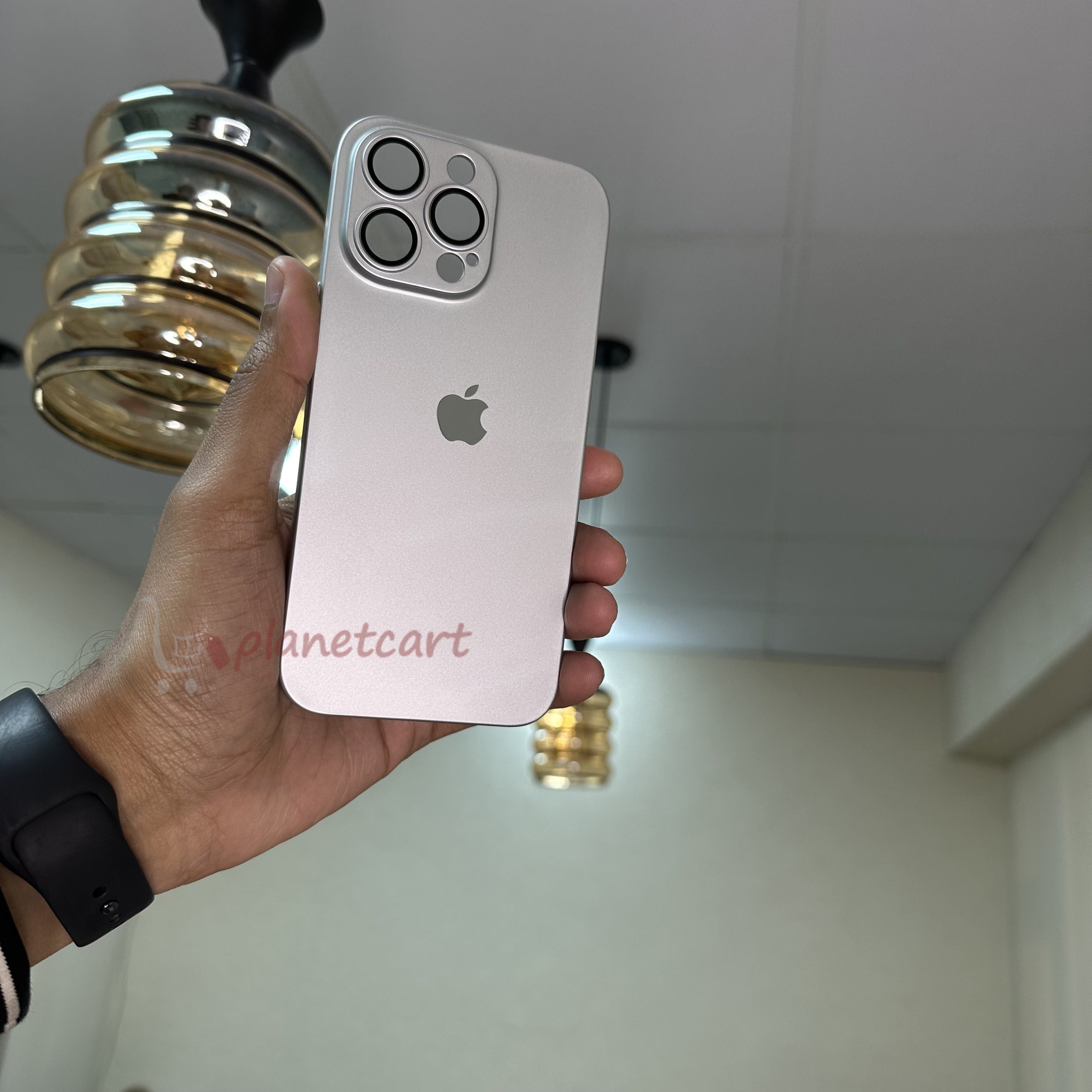 Luxurious Matte Thin Back Case With Shinning Logo For iPhone 13 Pro