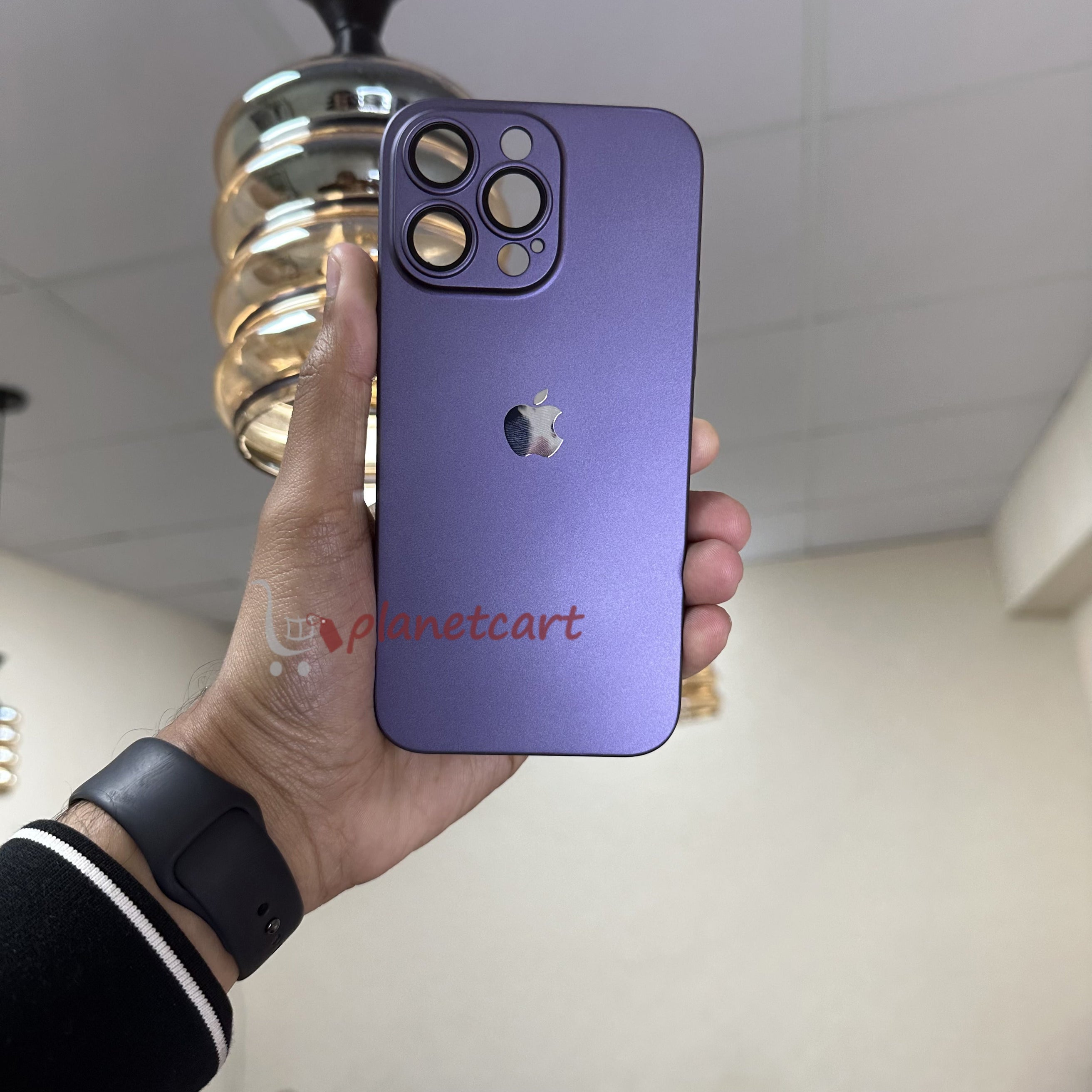 Luxurious Matte Thin Back Case With Shinning Logo For iPhone 13 Pro