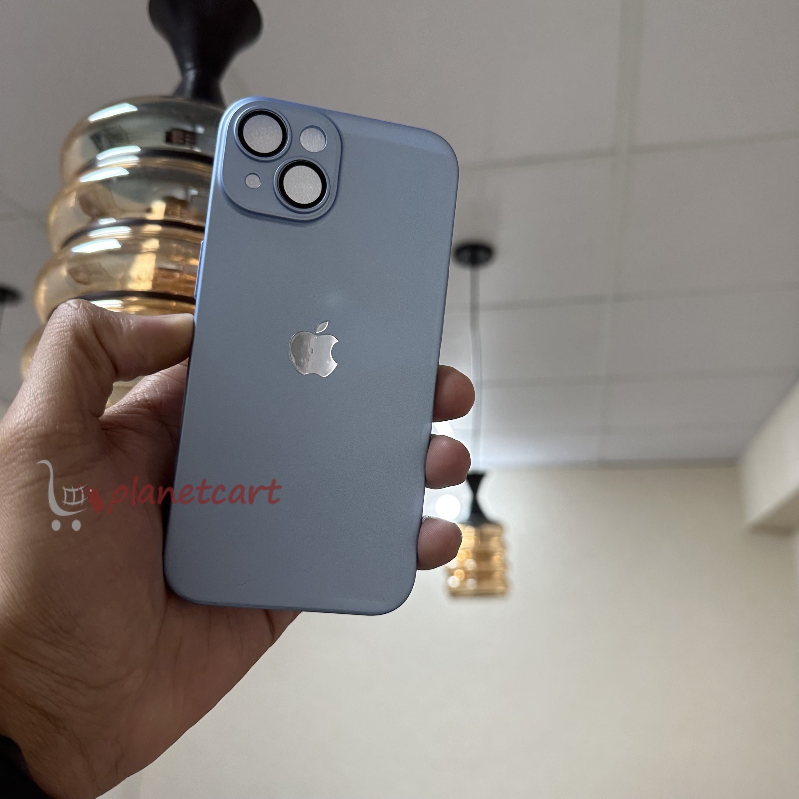 Luxurious Matte Thin Back Case With Shinning Logo For iPhone 13 Pro