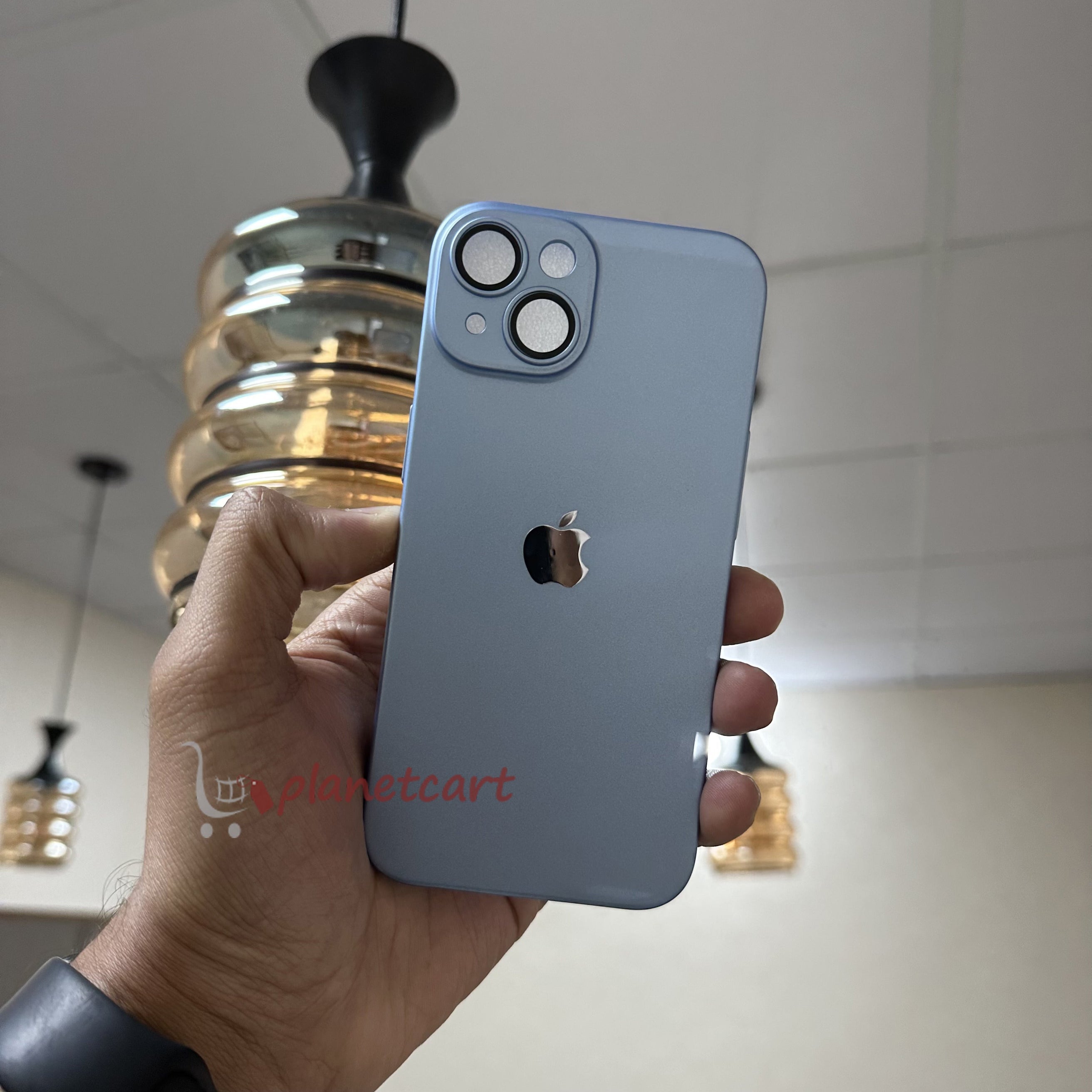 Luxurious Matte Thin Back Case With Shinning Logo For iPhone