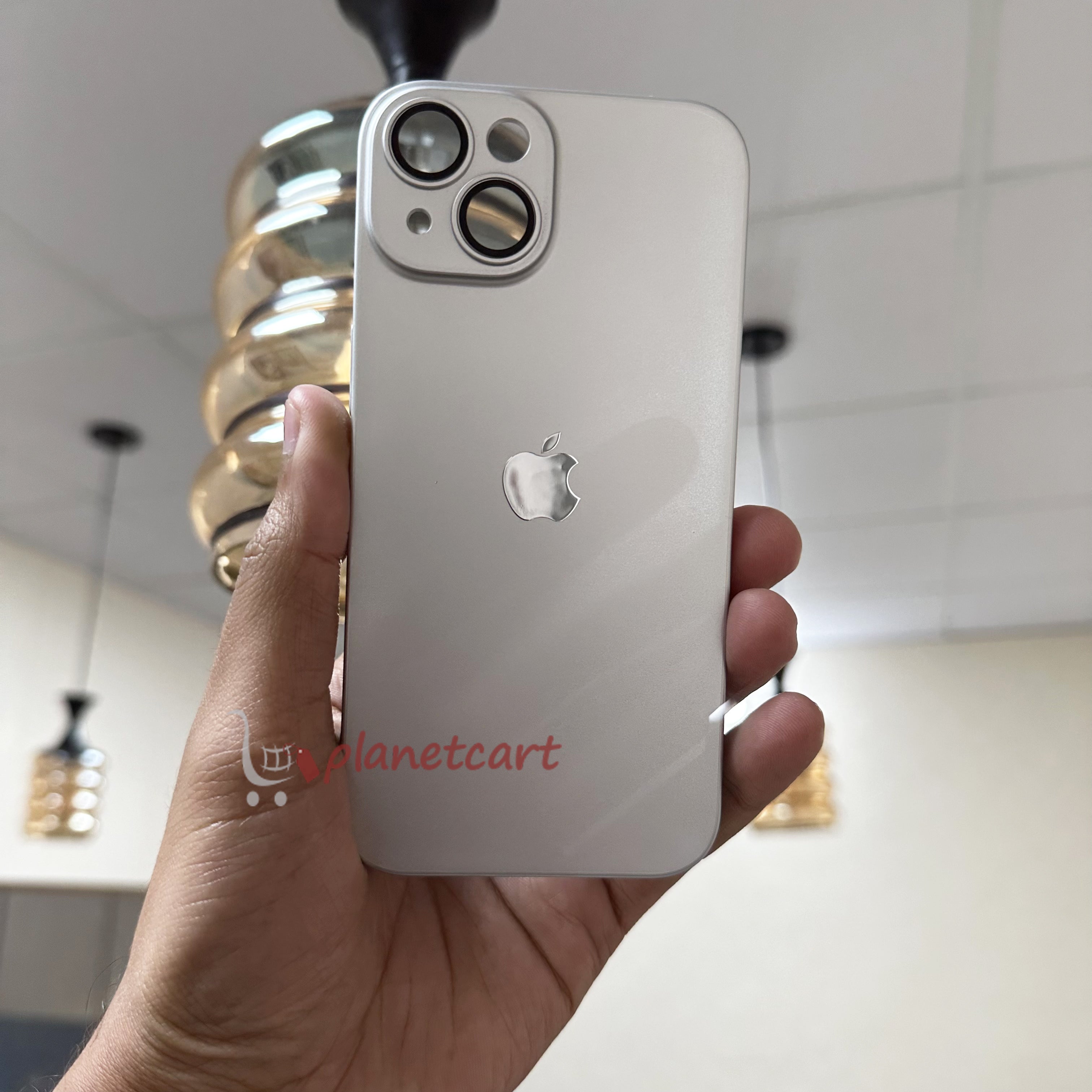Luxurious Matte Thin Back Case With Shinning Logo For iPhone 14 Pro