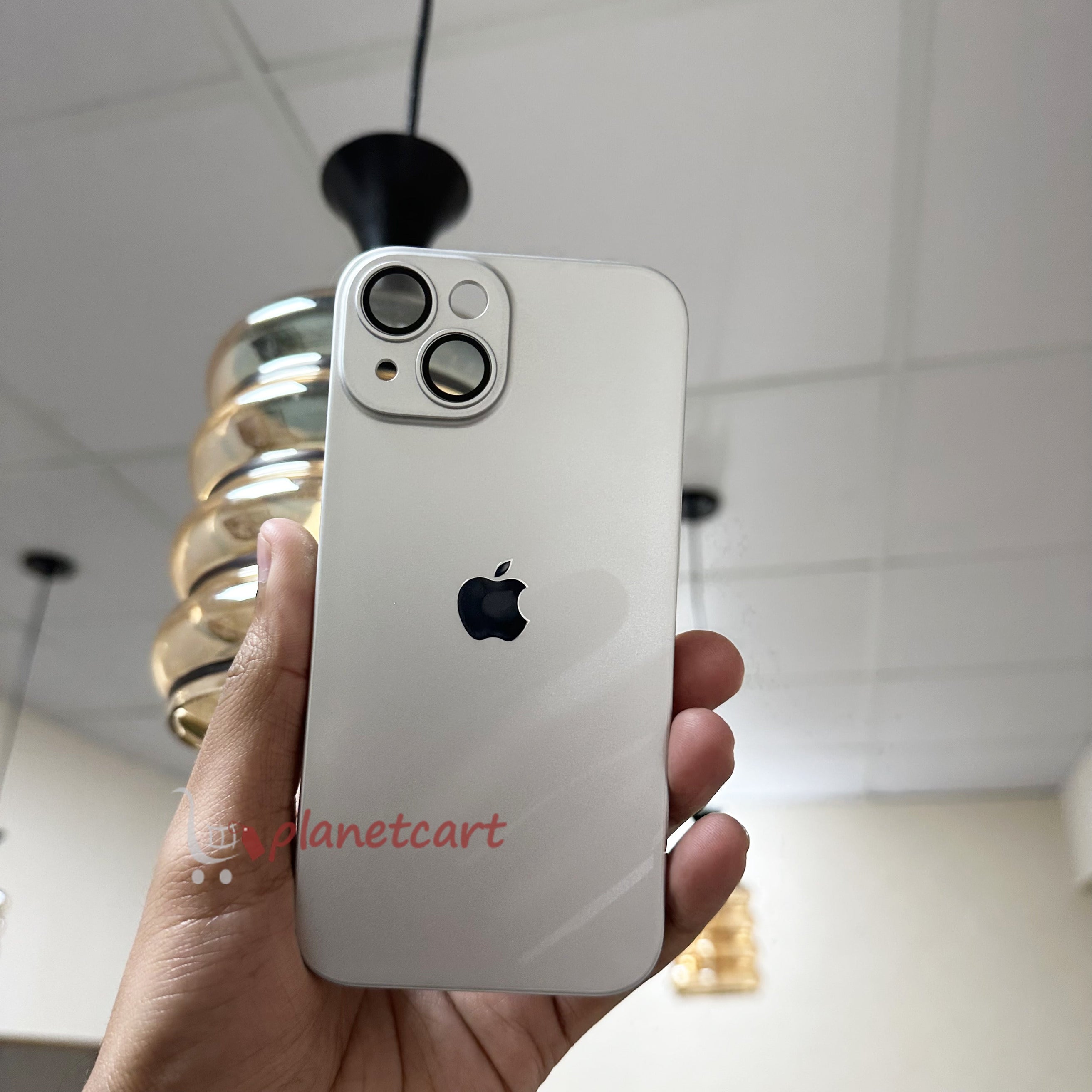 Luxurious Matte Thin Back Case With Shinning Logo For iPhone 13