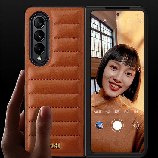 Luxury Leather Phone Case for Samsung Galaxy Z Fold 4