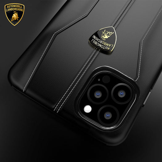 Huracan D1 Genuine Leather Hard Lamborghini Case for Apple iPhone 13