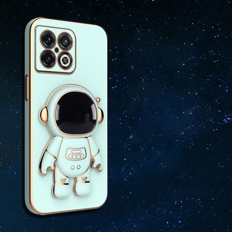 Astronaut Luxurious Gold Edge Back Case For OnePlus 10 Pro