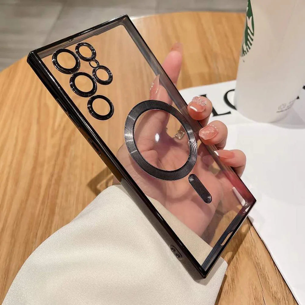 Luxury Transparent Clear Protection Case For Samsung Galaxy S22 Ultra