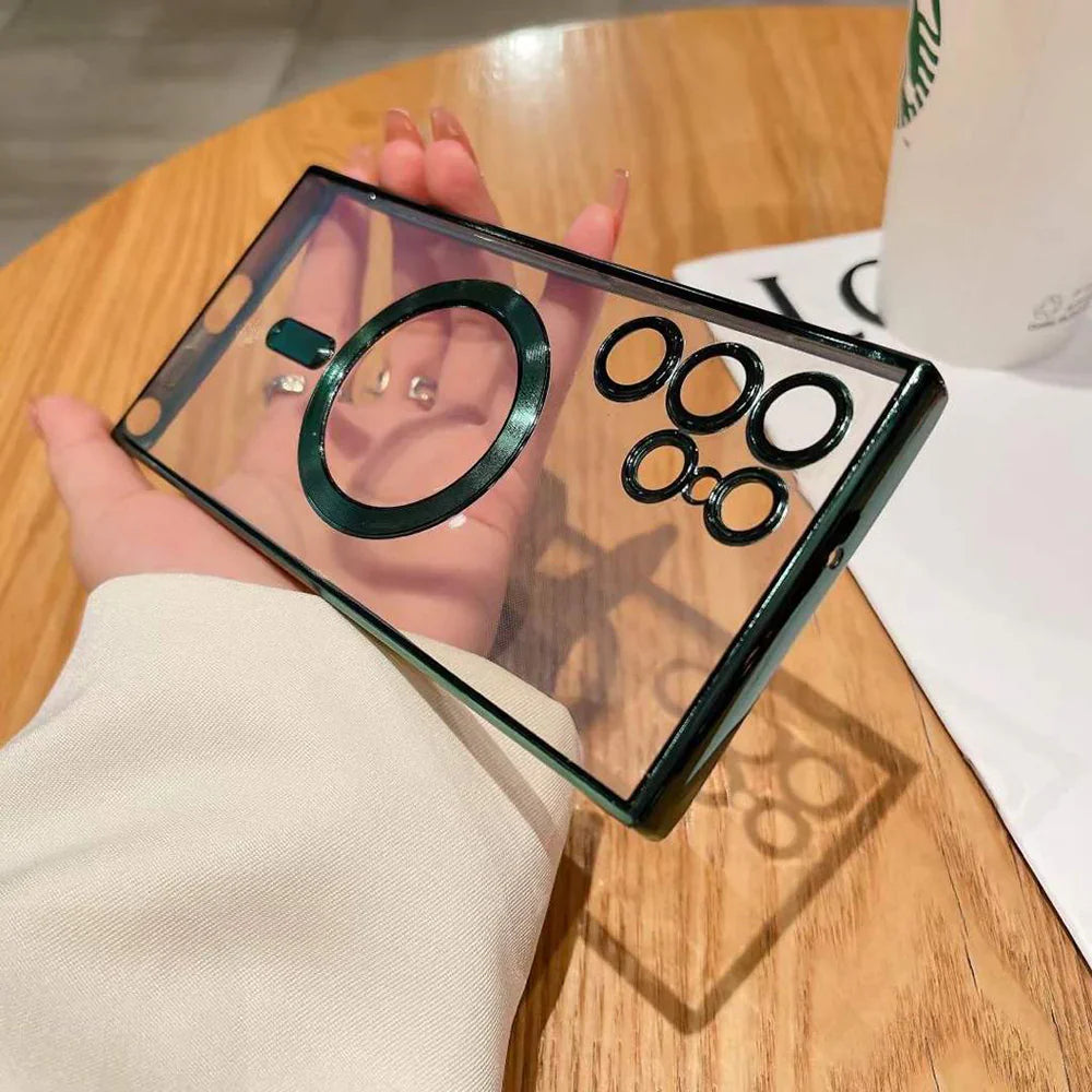 Luxury Transparent Clear Protection Case For Samsung Galaxy S22 Ultra