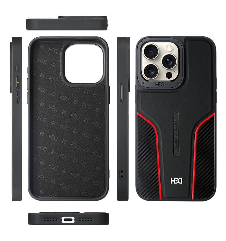 New Product SuperCar Series Leather Acrylic Cases for iPhone