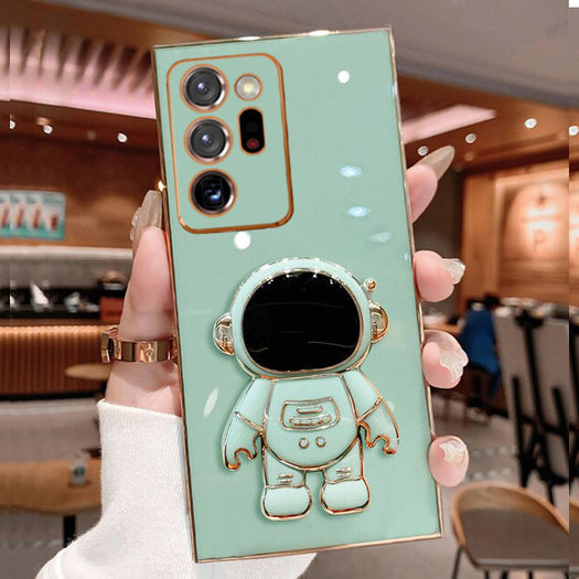 Astronaut Luxurious Gold Edge Back Case For Samsung Galaxy Note 20 Ultra
