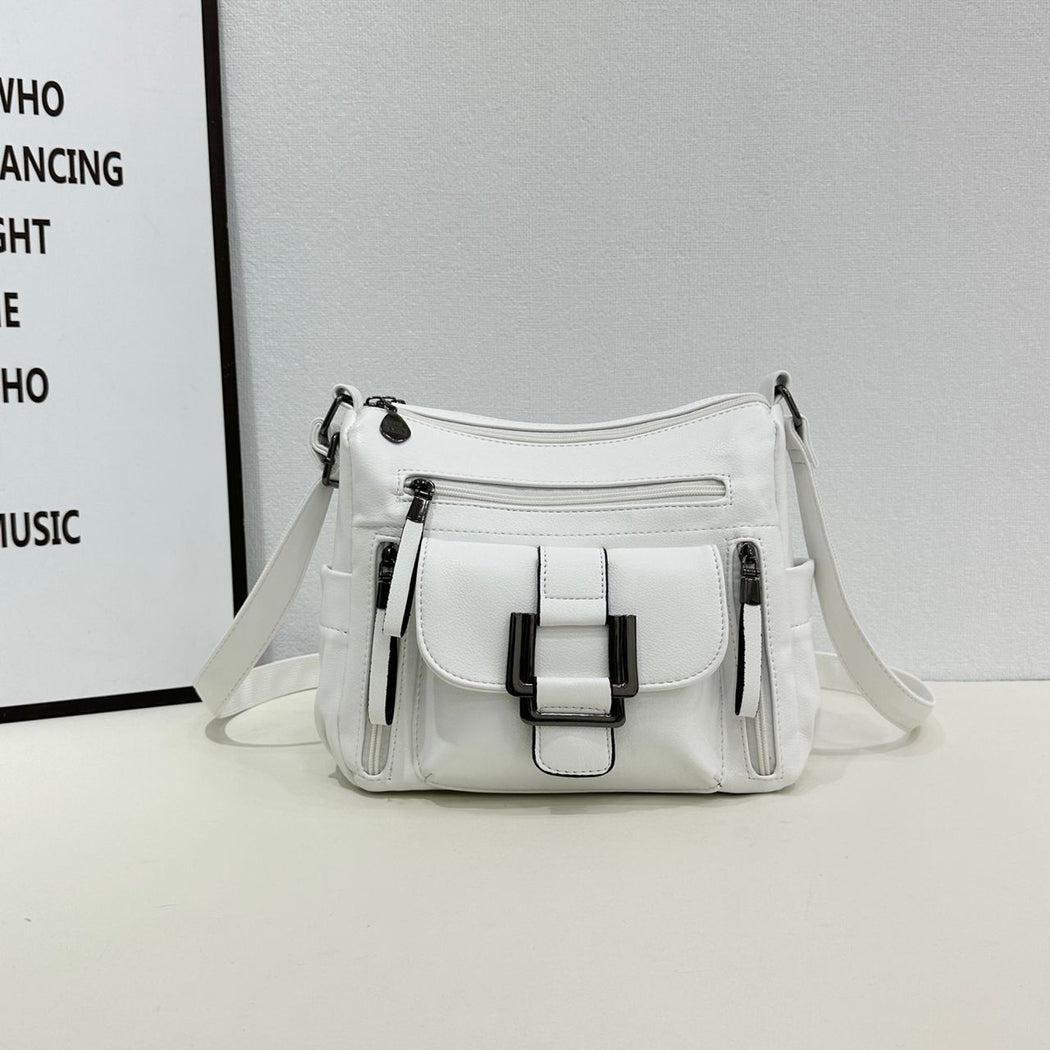 Luxury Trand Satchel High Quality Leather Sling Handbag For Female
