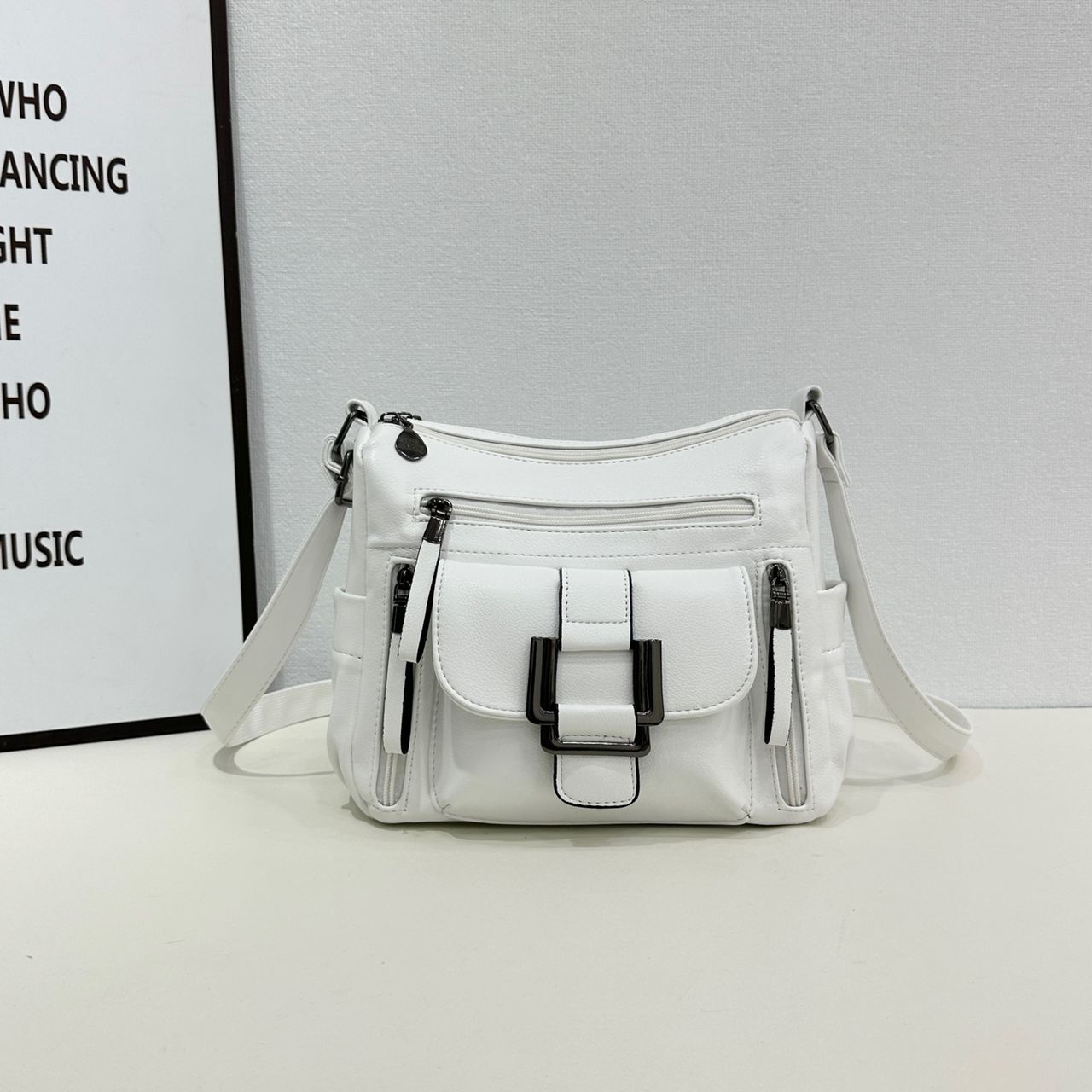 Luxury Trand Satchel High Quality Leather Sling Handbag For Female