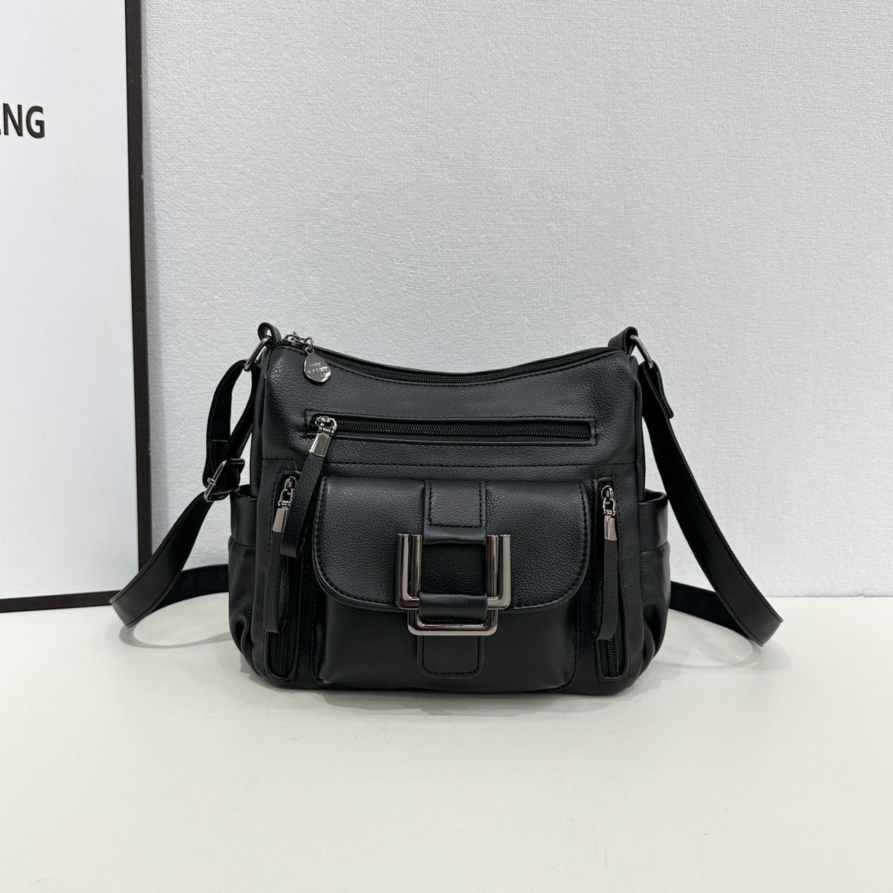 Luxury Trand Satchel High Quality Leather Sling Handbag For Female