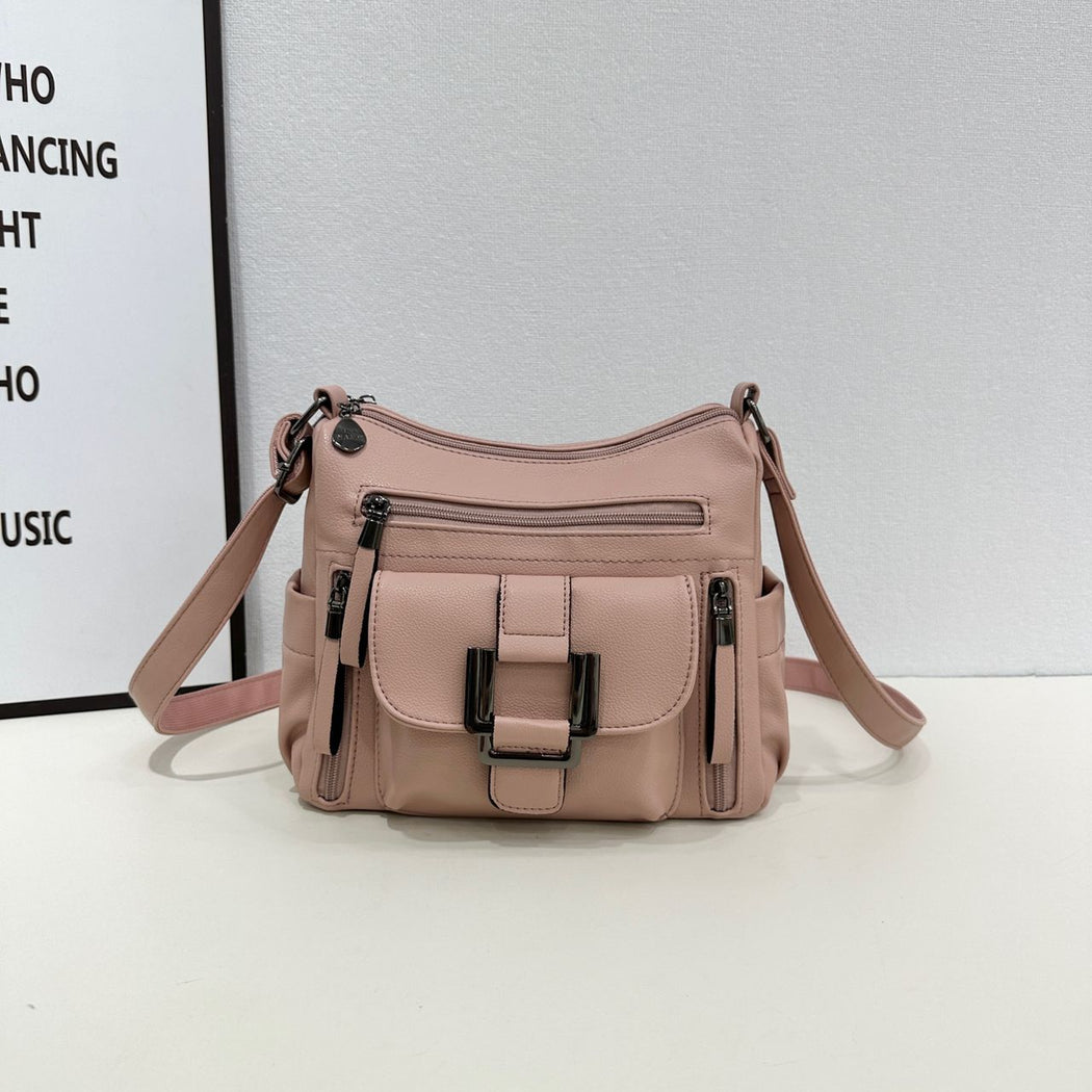 Luxury Trand Satchel High Quality Leather Sling Handbag For Female