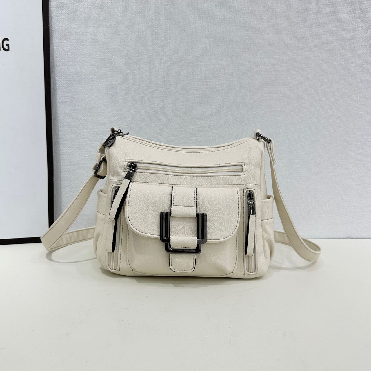 Luxury Trand Satchel High Quality Leather Sling Handbag For Female