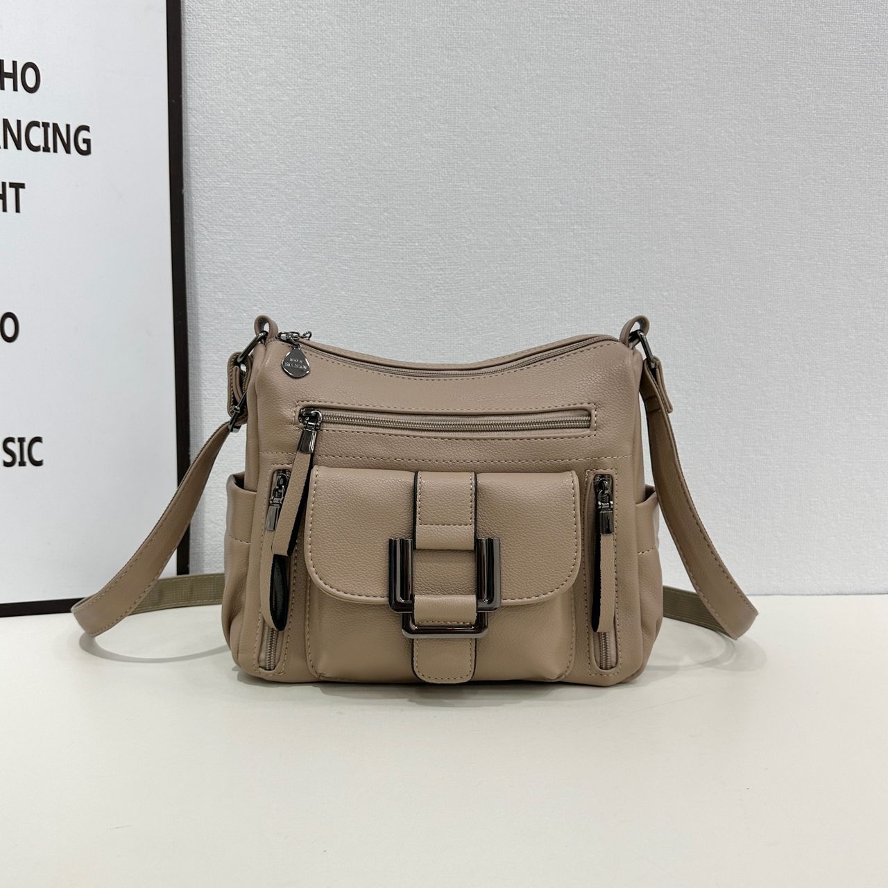 Luxury Trand Satchel High Quality Leather Sling Handbag For Female