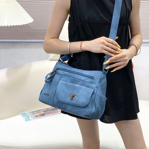 Luxury Multiple Compartment Structured Handbag For Female