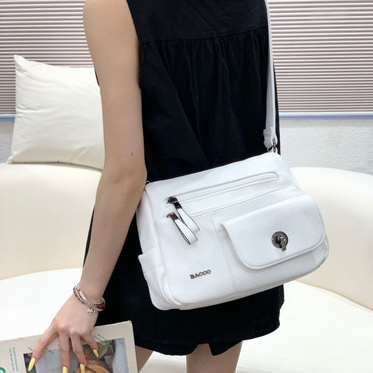 Luxury Multiple Compartment Structured Handbag For Female