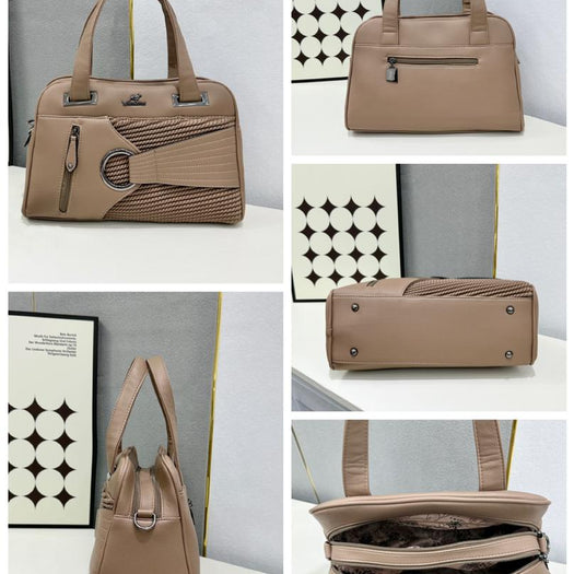 Luxury Fashion Classy Litchi Grain Leather Handbag For Female