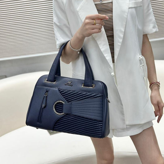Luxury Fashion Classy Litchi Grain Leather Handbag For Female