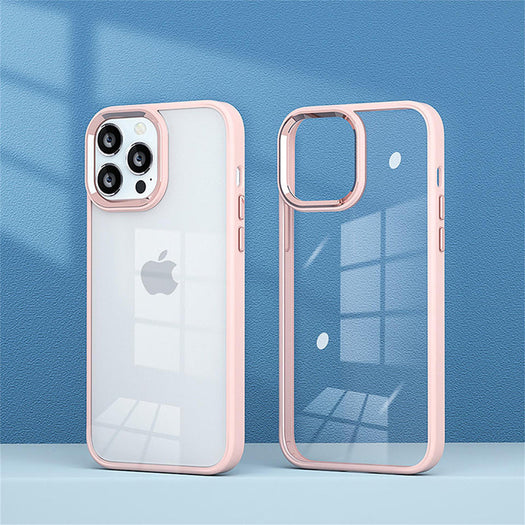 Premium Square Luxury Transparent Stylish Bumper Back Case for iPhone 13 - Premium Cases