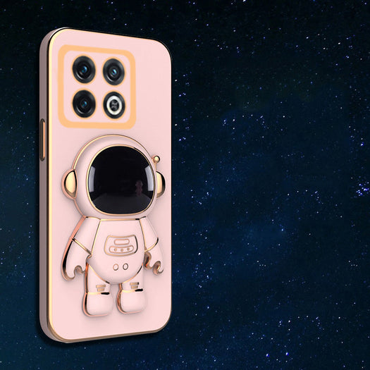 Astronaut Luxurious Gold Edge Back Case For OnePlus 10T