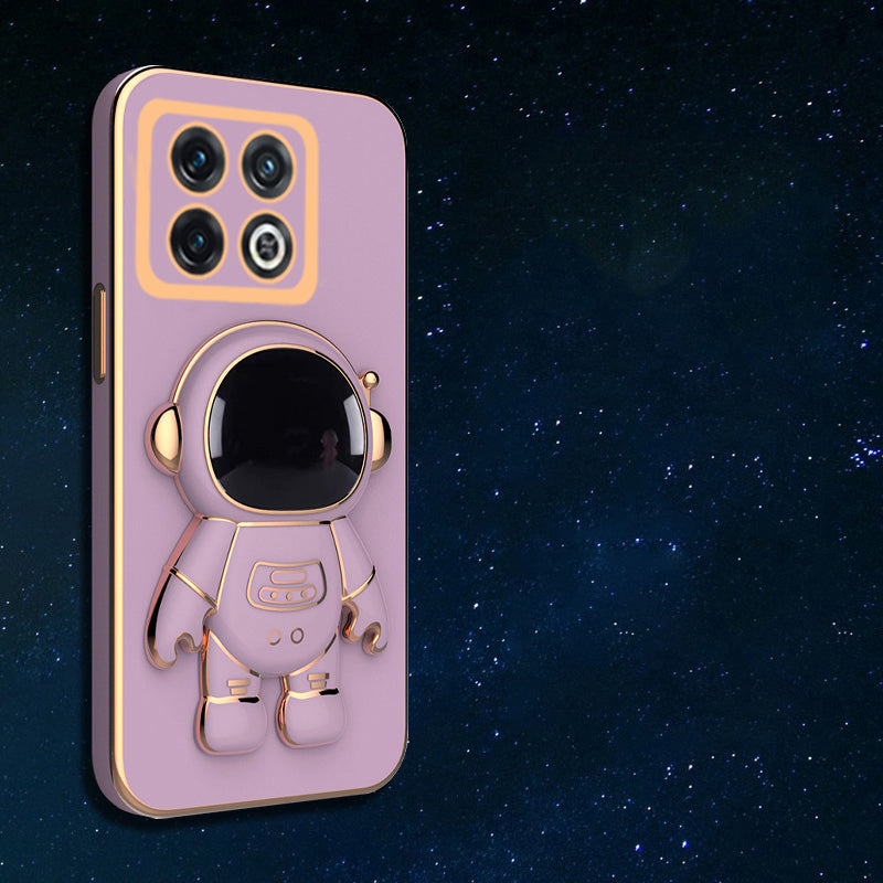 Astronaut Luxurious Gold Edge Back Case For OnePlus Series