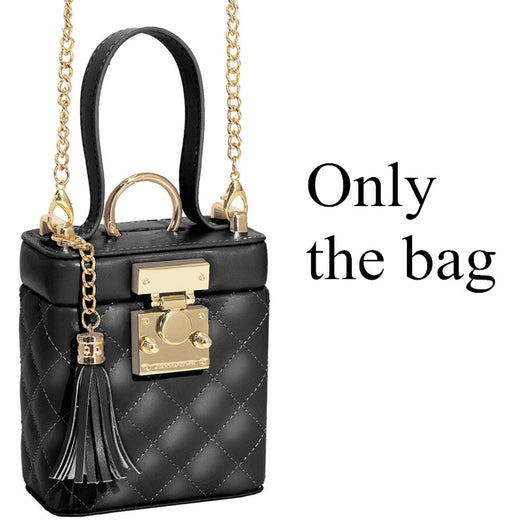 Luxury Leather Bag Metal Long Chain Case for Samsung Galaxy Z Flip 5